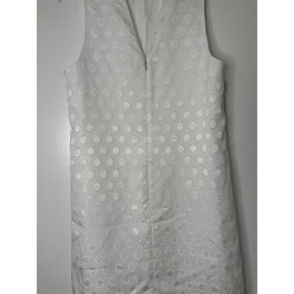 Lilly Pulitzer Brandi Shift Dress Resort White Size 10 NWT Collar Bead Glam Chic - Picture 14 of 16